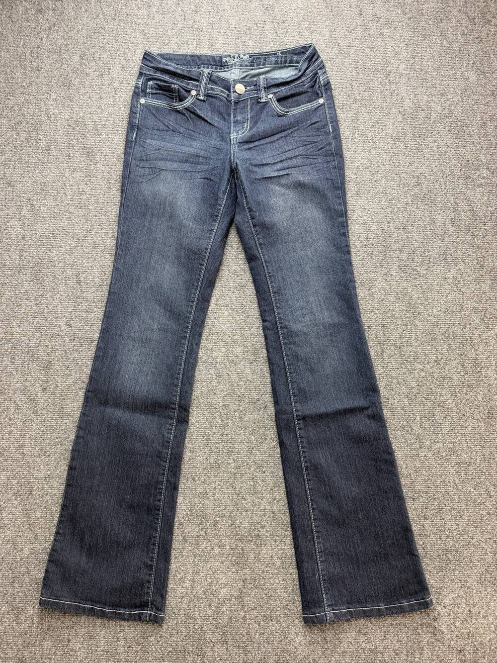 Y2K Vintage Do Denim New York Women's Bootcut Jeans Size 1x32 Dark Wash
